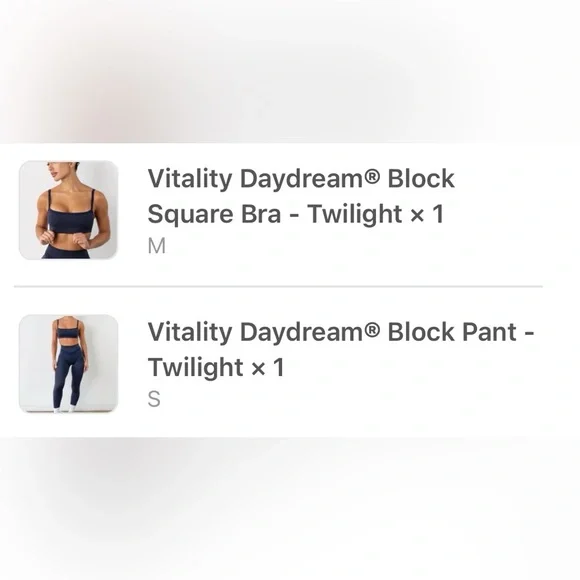 Vitality Daydream Block Leggings and Bra - Picture 2 of 6